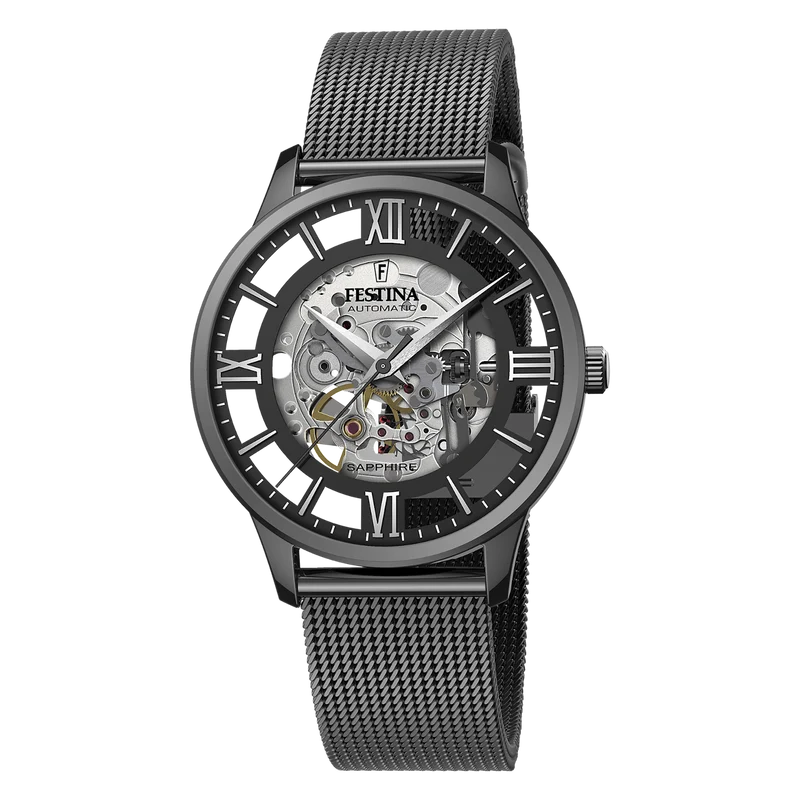 Festina Hommes Montre Automatique Noir F20535-1