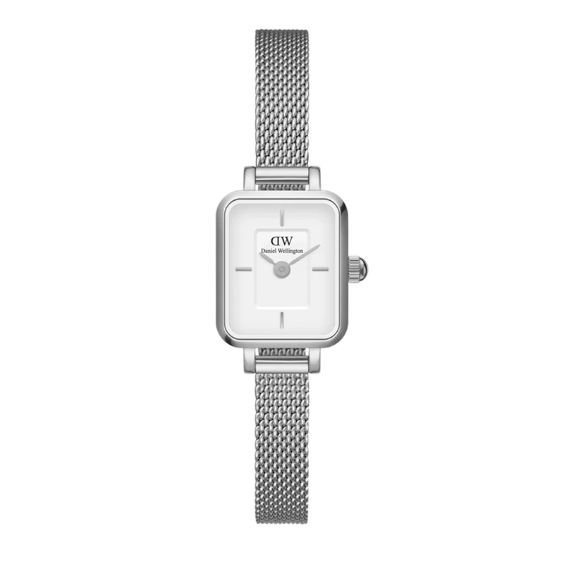 Daniel Wellington Quadro Mini Femmes Montre Argent DW00100726