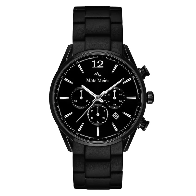 Mats Meier Grand Cornier Hommes Montre Noir MM00109
