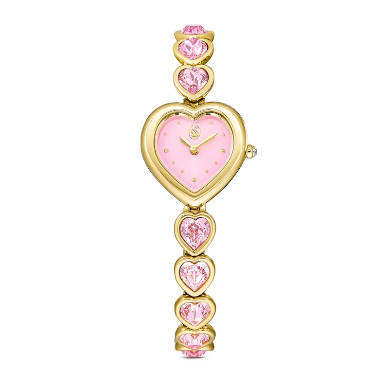 Swarovski Idyllia Gold Coloured Heart Women's Watch 5741519
