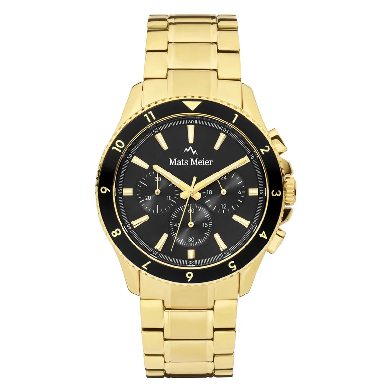 Mats Meier Ponte Dei Salti Hommes Montre Or MM00509