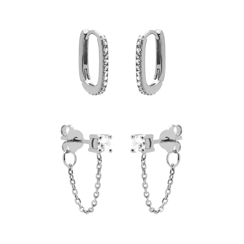 Karma Femmes Earparty Argent EPV22S
