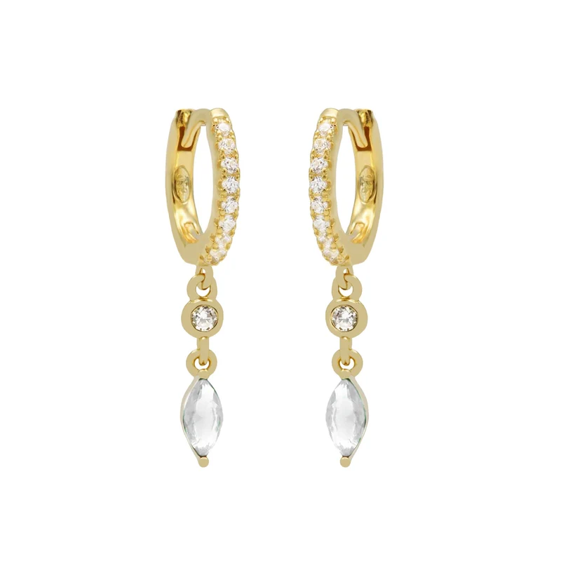 Karma Hoops Femmes Créoles Or A68GP