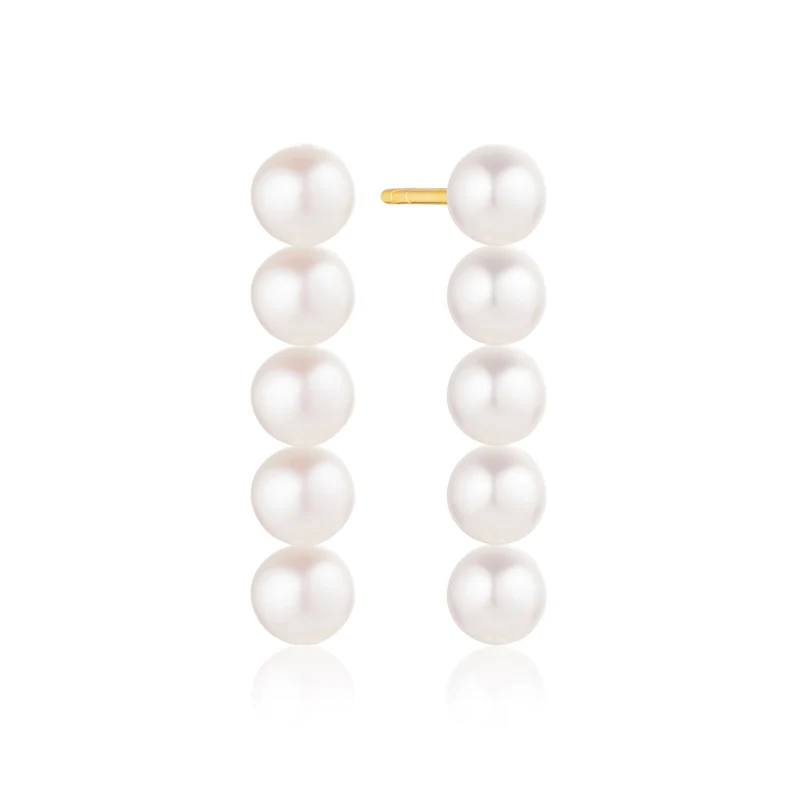 Sif Jakobs Gold Plated Padua Cinque Earrings SJ-E2446-P-YG