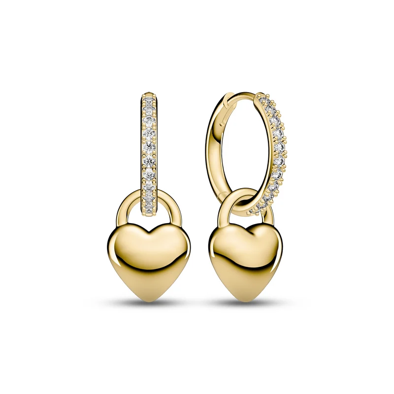 Sif Jakobs Julia Creolo Boucles d'oreilles plaquées or SJ-E2612-CZ-YG