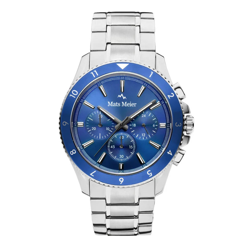 Mats Meier Ponte Dei Salti Hommes Montre Argent MM00506