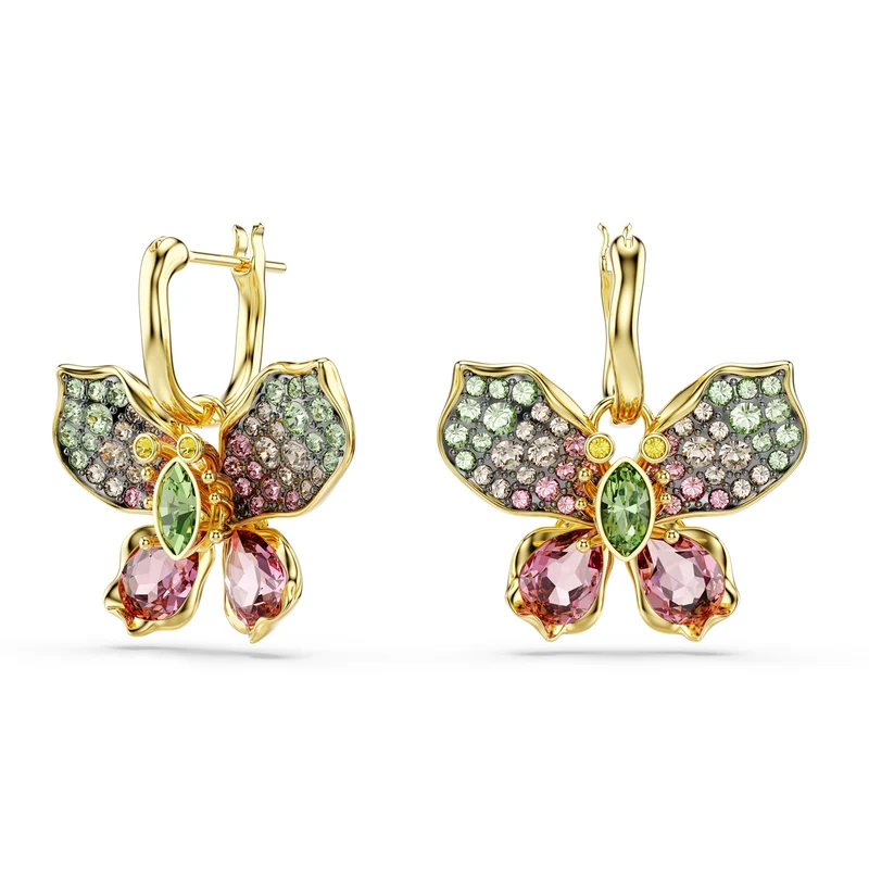 Swarovski Idylli Boucles d'oreilles papillon multicolores Idylli 5709953