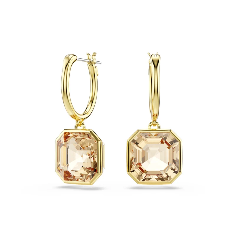 Swarovski Millenia Boucles D'Oreilles Couleur Or 5731148