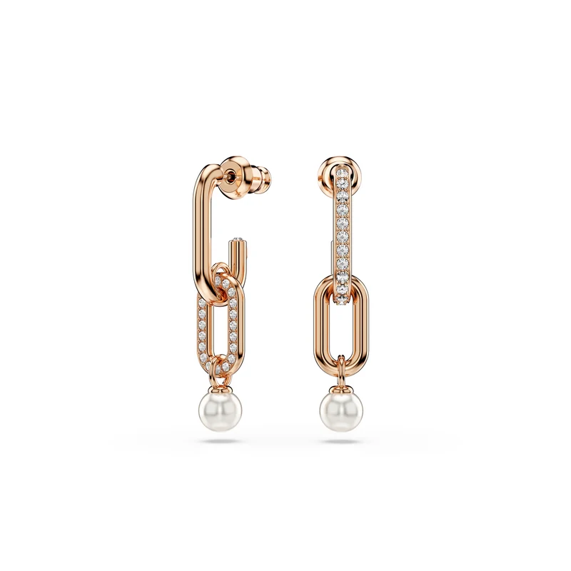 Swarovski Constella Boucles D'Oreilles Couleur Or Rose 5728585