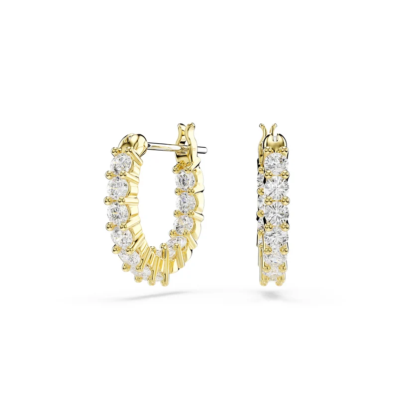 Swarovski Matrix Boucles D'Oreilles Couleur Or 5733398