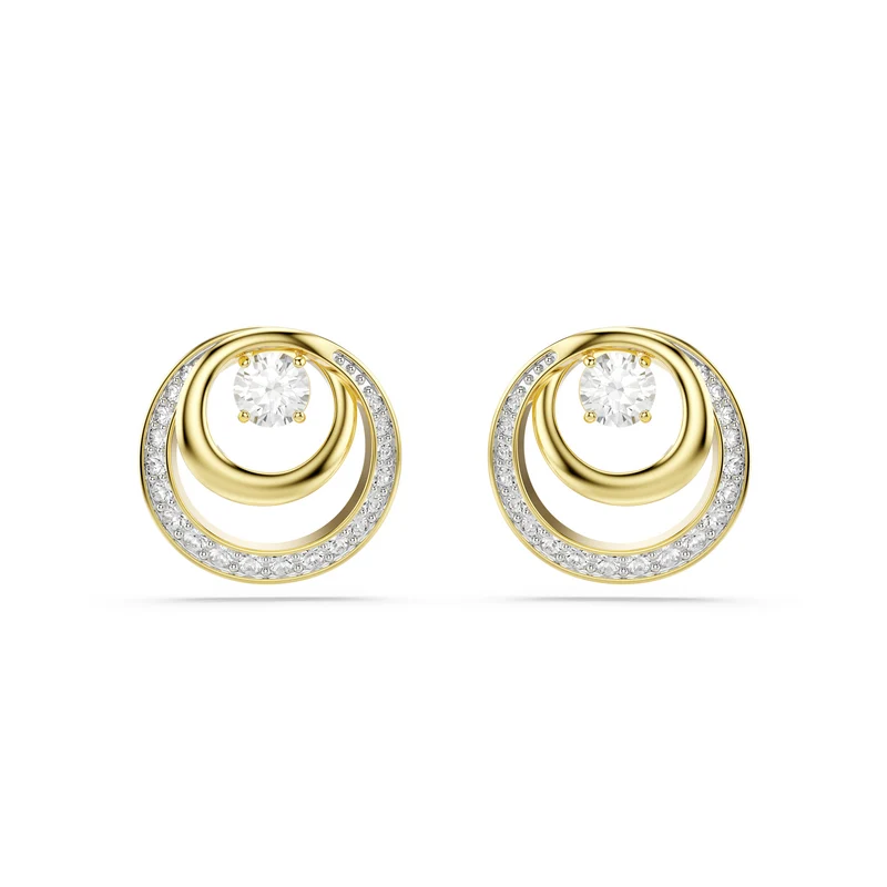 Swarovski Hyperbola Gold Plated Earrings 5740407