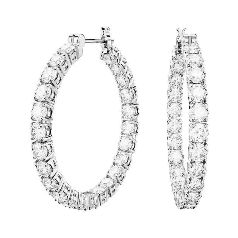 Swarovski Matrix Boucles d'oreilles Argent 5647715