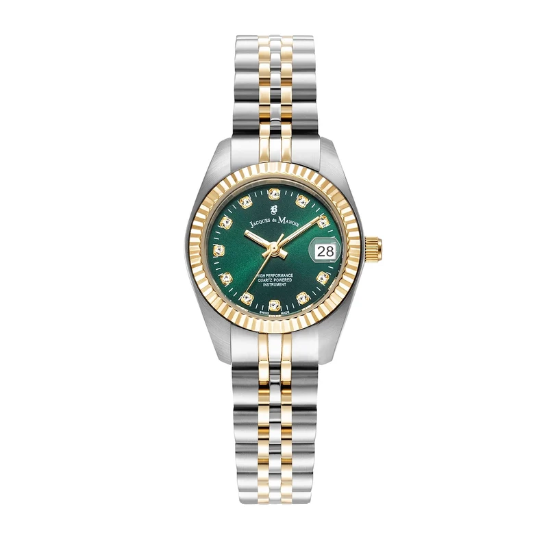 Jacques du Manoir Inspiration classic Montre Verte Pour Femme JWL02104