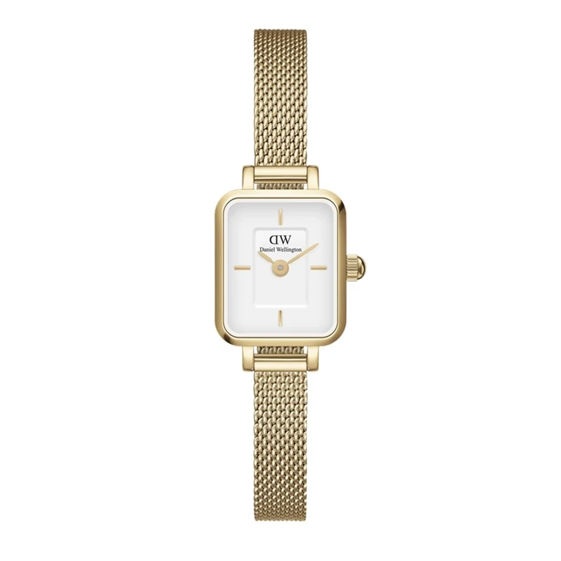 Daniel Wellington Quadro Mini Femmes Montre Or DW00100725