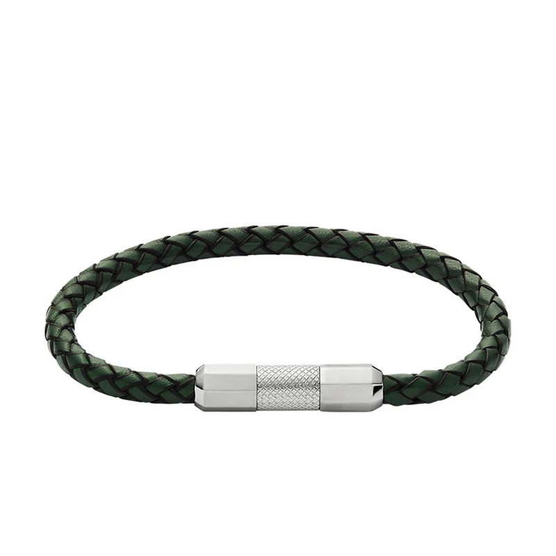 Fossil Knox Green Stainless Steel Bracelet JF04919040