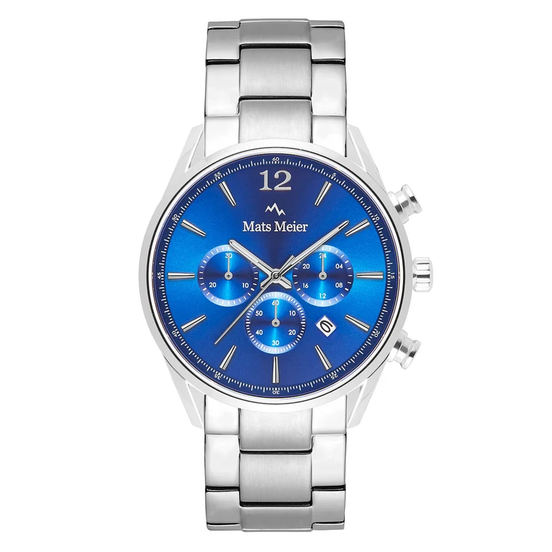 Mats Meier Grand Cornier Hommes Montre Argent MM00108