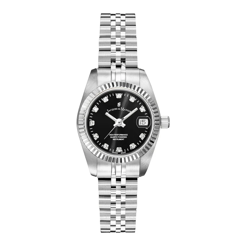 Jacques du Manoir Inspiration Femmes Montre Argent NRO.06