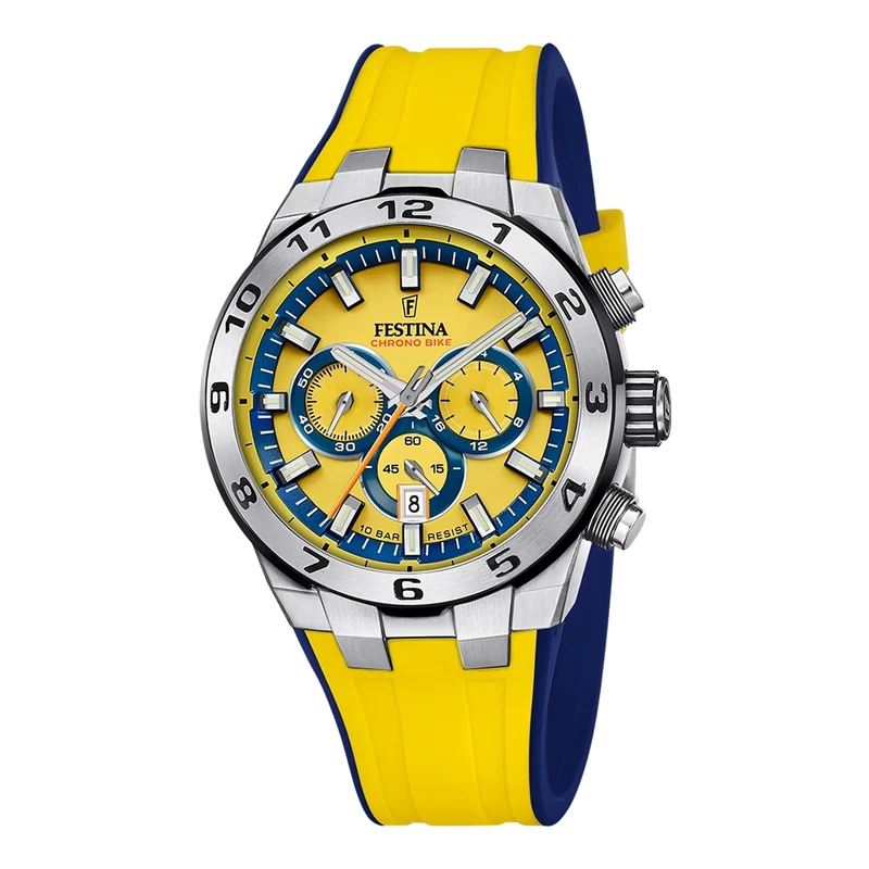 Festina Chrono Bike Hommes Montre Jaune F20671/4