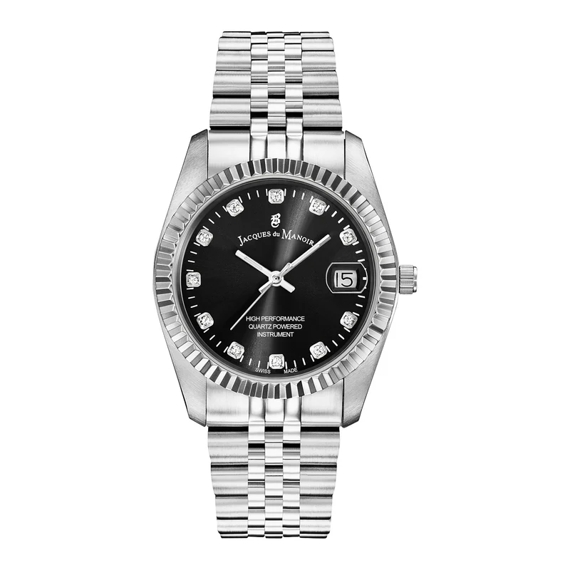 Jacques du Manoir Inspiration Femmes Montre Argent NRO.05
