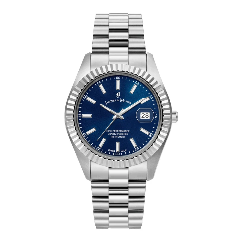 Jacques du Manoir Inspiration Business Hommes Montre Argent JWN01701