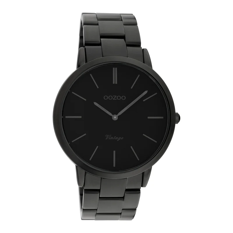 OOZOO Vintage Femmes/Hommes/Unisexe Montre Noir C20025
