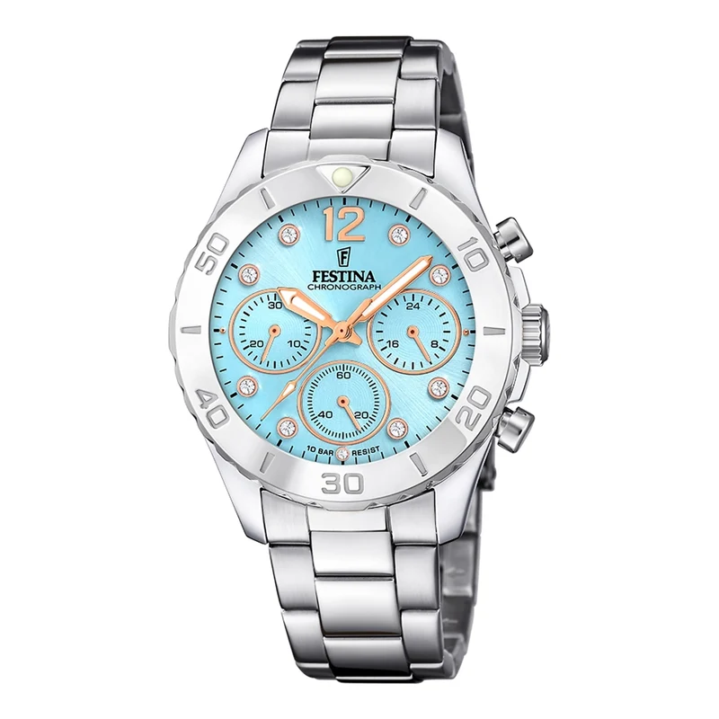 Festina Boyfriend Femmes Montre Argent F20603/4