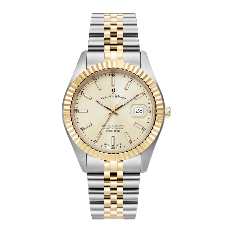 Jacques du Manoir Inspiration Business Hommes Montre Or JWN01704