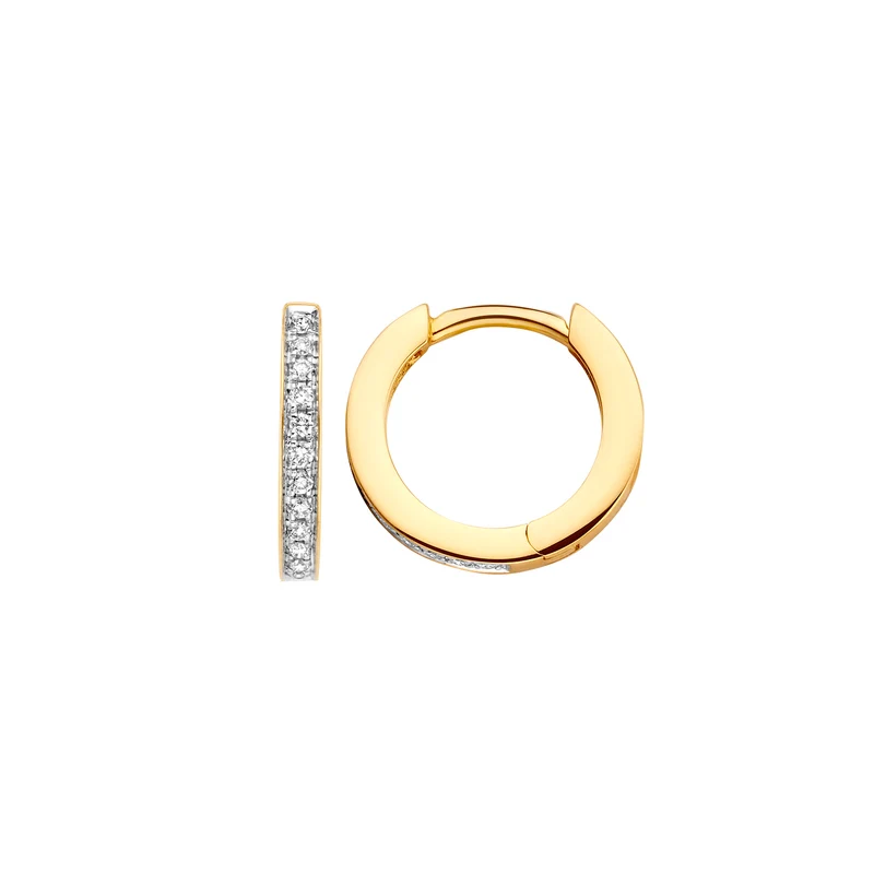Blush Diamonds Femmes Créoles Or 14 carats 7612BDI