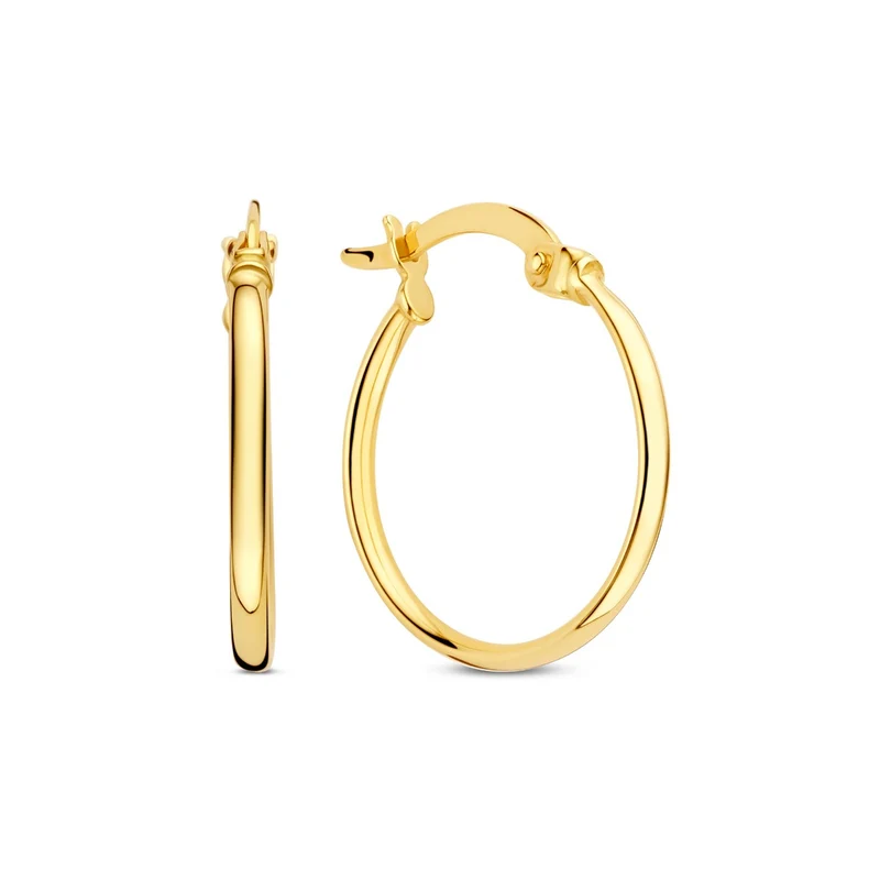 Beloro Jewels La Rinascente Femmes Creoles Or 9 carats BO360079