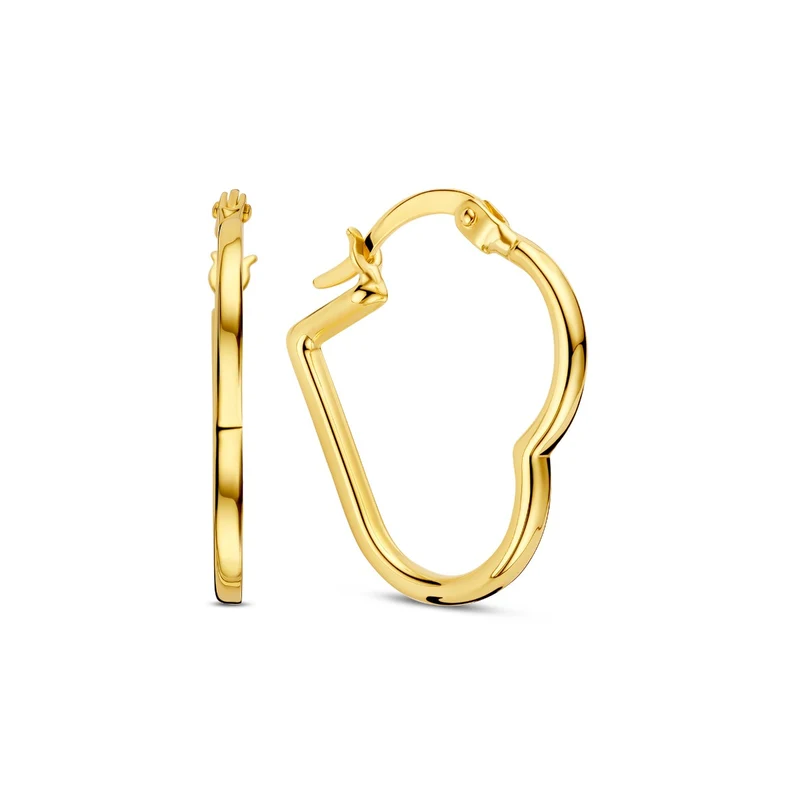 Beloro Jewels Della Spiga Femmes Creoles Or 9 carats BO360081