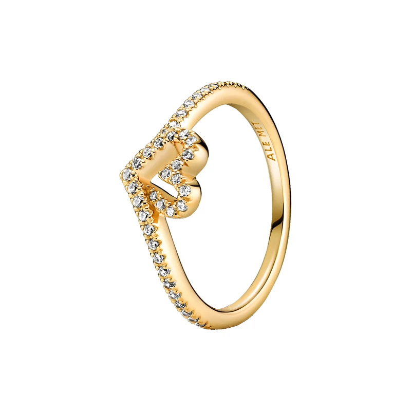 Pandora Timeless Gold-coloured Wishbone Heart 169302C01-54