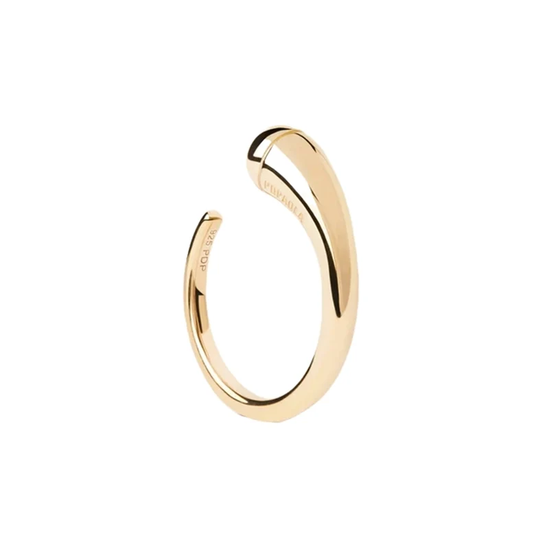 P D Paola New Essentials Bague New Essentials en argent sterling 925 plaqué or AN01-D01-10