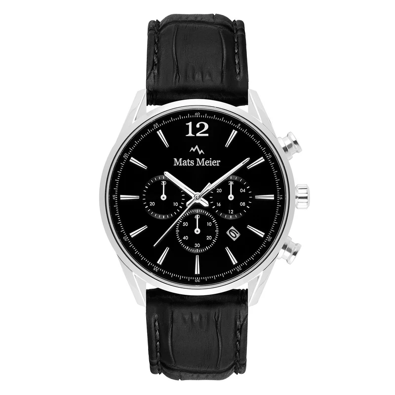 Mats Meier Grand Cornier Hommes Montre Noir MM00106