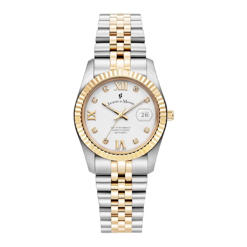 Jacques du Manoir Inspiration Prestige Femmes Montre Or JWL01305