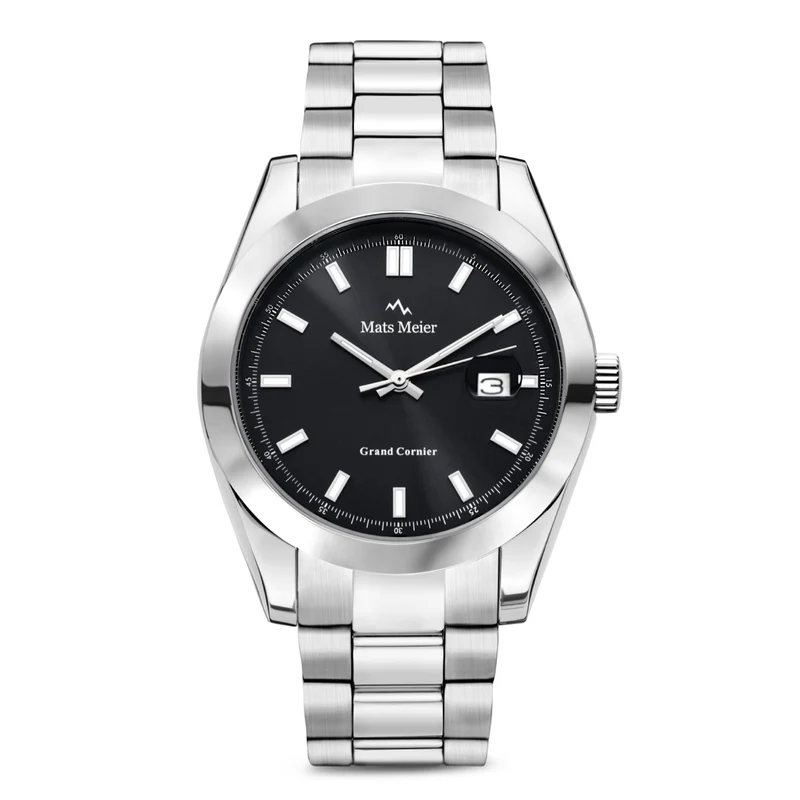 Mats Meier Grand Cornier Hommes Montre Argent MM00514