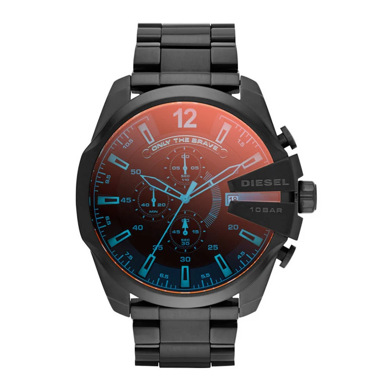 Diesel Mega Chief Hommes Montre Gris DZ4318