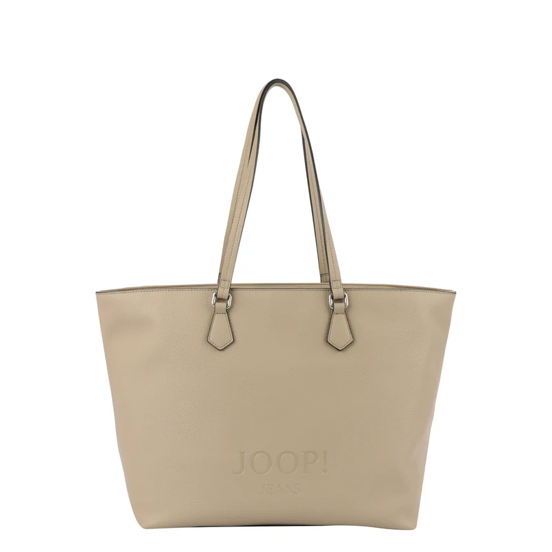 JOOP! Jeans Lettera Lara Femmes Cabas Beige 4130000864753