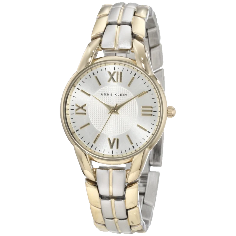 Anne Klein Womens 10 9815SVTT Two Tone Bracelet Watch