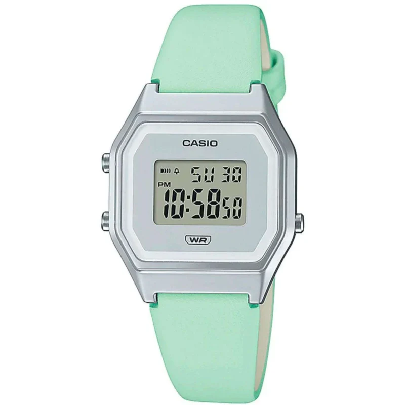 Casio Vintage Quartz Ladies Green Watch LA680WEL-3EF