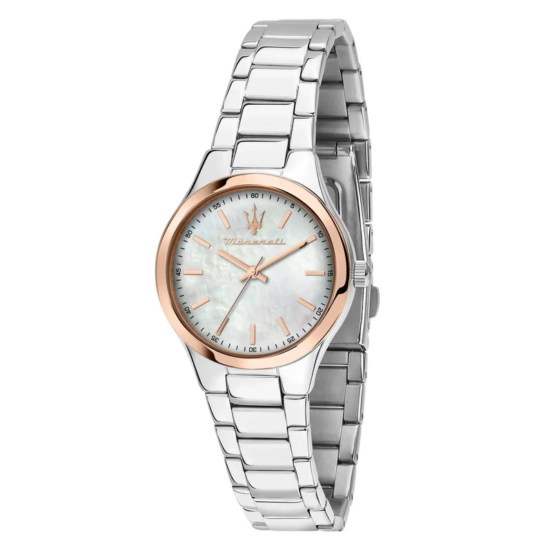 Maserati Attrazione Quartz Mother of Pearl Dial Stainless Steel Bracelet Ladies Watch R8853151503
