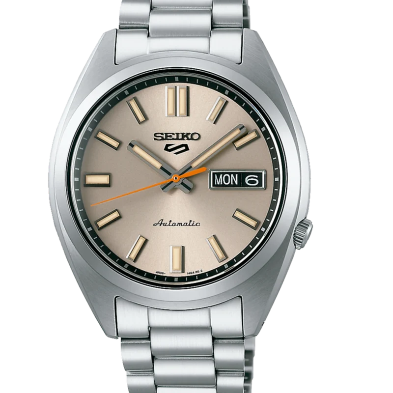 Reloj Seiko SRPK91K1 5 Sports SNXS Style esfera beige b2
