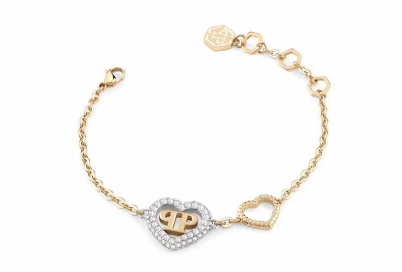 Pulsera PHILIPP PLEIN JEWELL PJZEA04BU ROCKED HEARTS