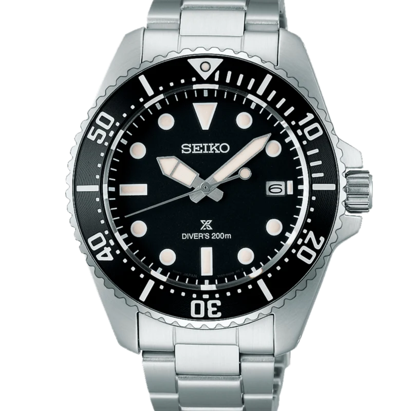 Reloj Seiko SNE597P1 Prospex Diver's Solar 41mm Negro b2