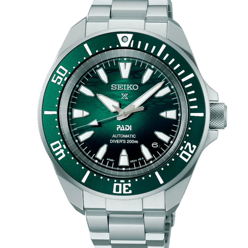 Reloj Seiko SRPL53K1 Prospex Samurai Diver 41,7 PADI verde b2