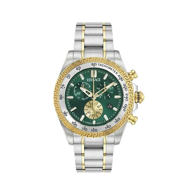 Reloj Versace Hombre VE9K00424 B2 Acero Bicolor Dorado Chrono X