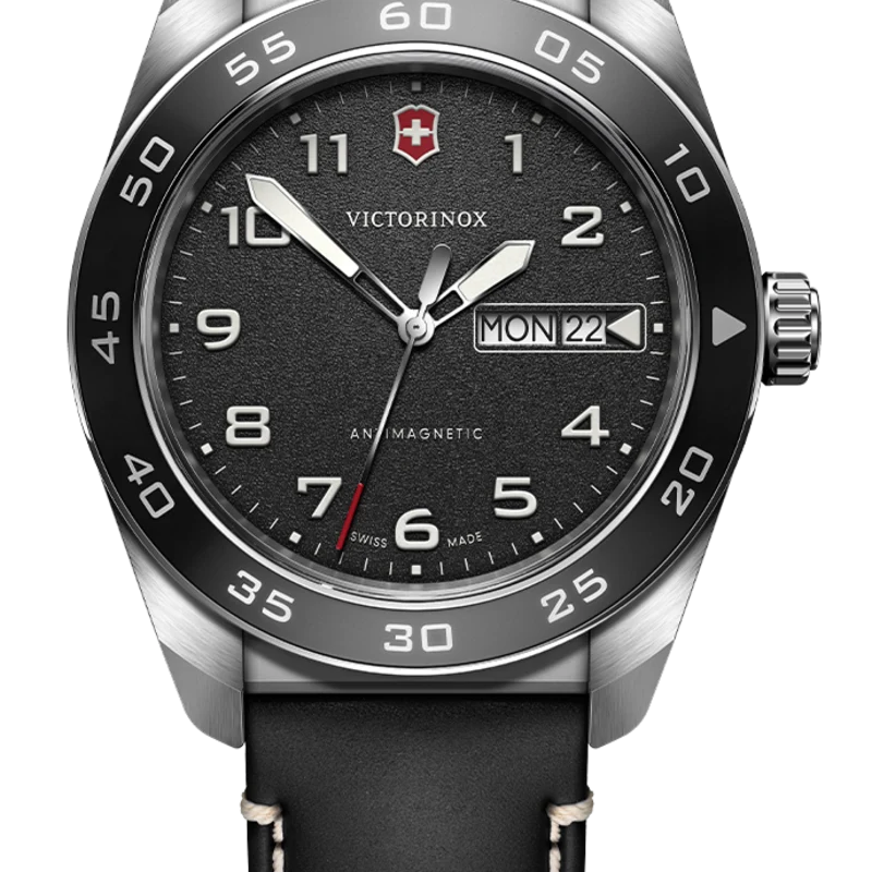 Reloj Victorinox Swiss Army V242041 SWISS ARMY SS BLACK DIAL, BLACK STRAP b2