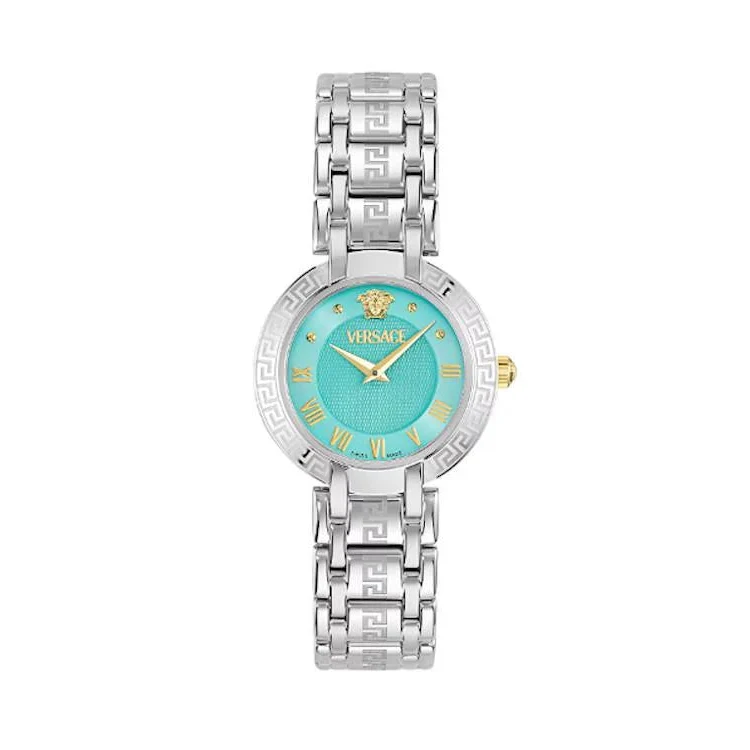 Reloj Versace de mujer Antlia VE0P00325 B2 de acero y correa plateada/gris