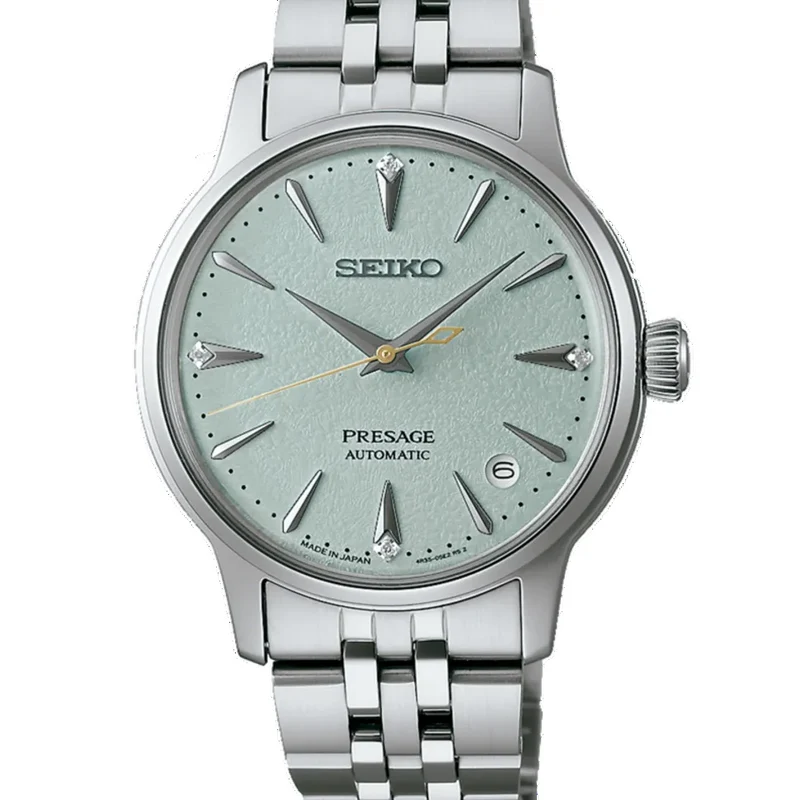 Reloj Seiko SRPL63J1 Presage Cocktail Autom 4R35 esf verde b2