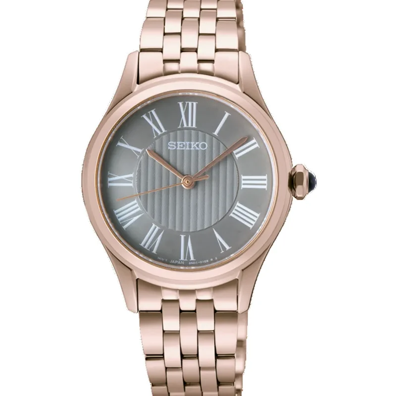 Reloj Seiko SUR614P1 Ladies Cuarzo Rose numeros romanos b2