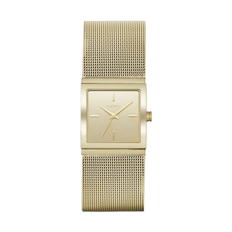 Reloj DKNY para muer en malla milanesa dorado NY2113